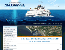 Tablet Screenshot of nas-feodora.de